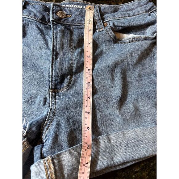 Sonoma Women's Blue Cut-Off Denim Shorts Size 10 Distressed Casual - Picture 3 of 6